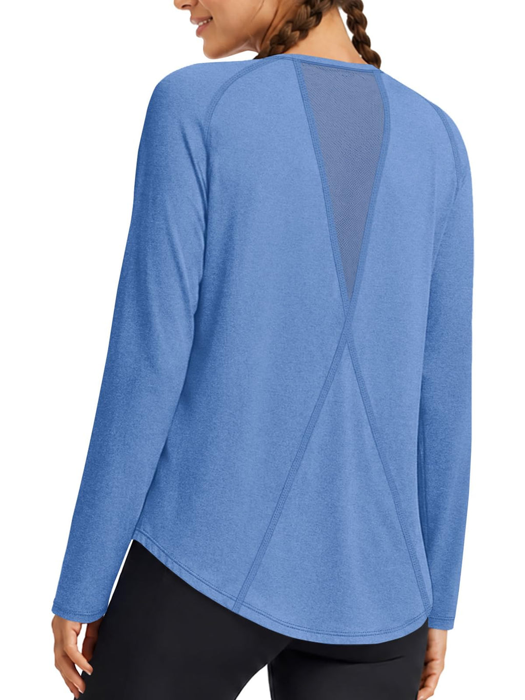 Workout Tops for Women Long Sleeve Shirts Fall Tops Gym Clothes