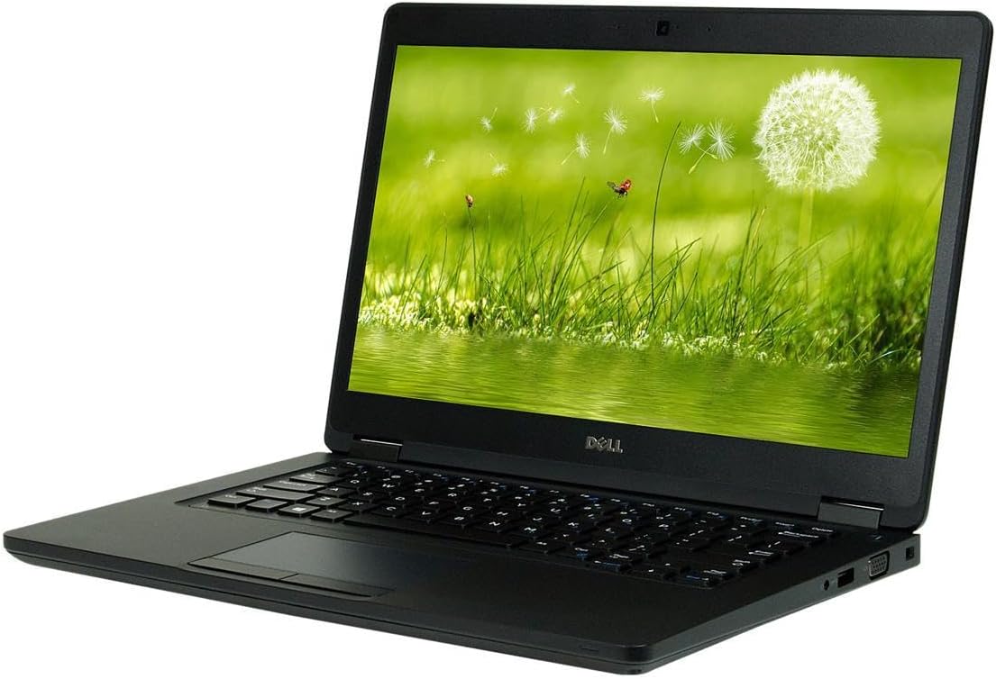 Dell (Refurbished) Latitude 5480 Business Laptop, 14 Inch Hd, Intel Core 7Th Generation I5-7300U, 8Gb Ddr4, 256Gb Ssd, Webcam, Windows 10 Pro, Black