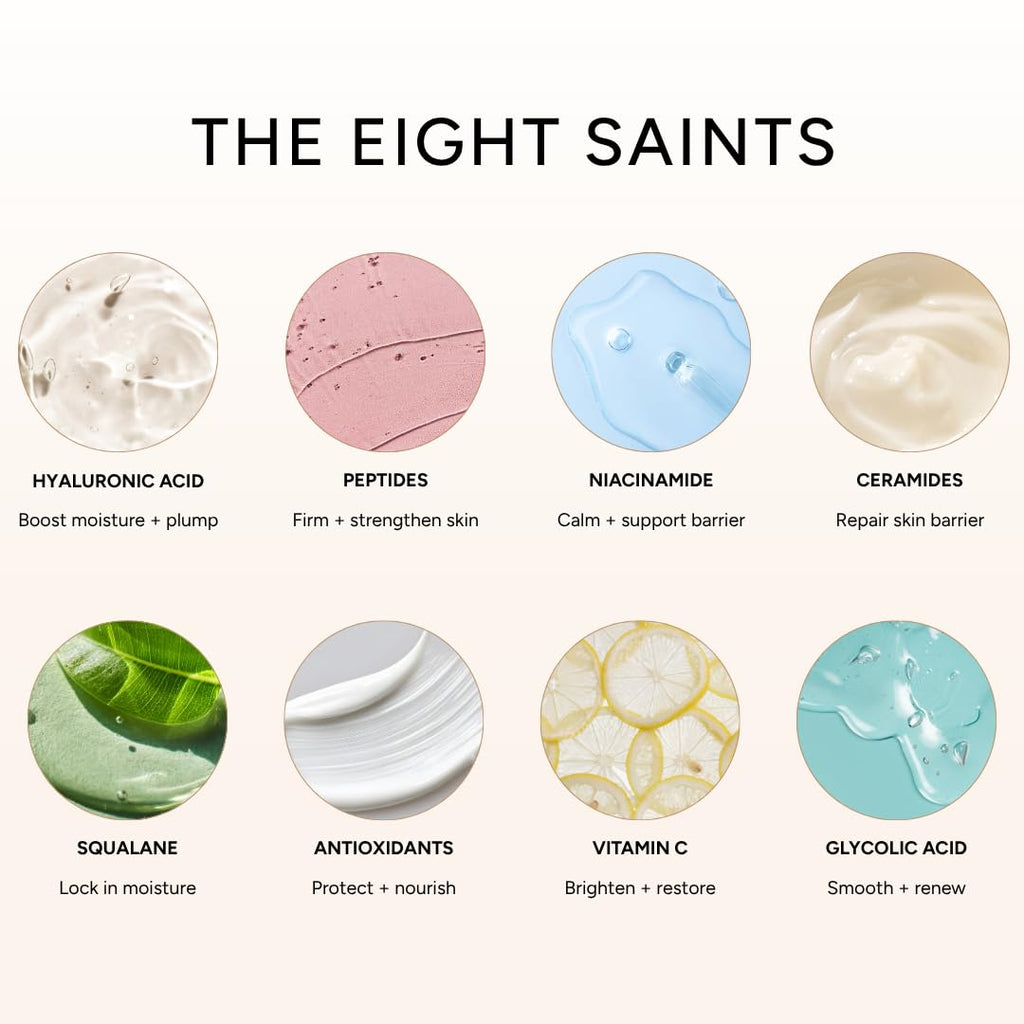 Eight Saints Down To Earth Mud Gel Face Wash, Gentle & Effective Anti Aging Cleanser, Makeup Remover, Nourishing & Hydrating Cleanser, with Vitamin C, Kaolin Clay, & Ylang Ylang Flower Oil, 6.7 oz