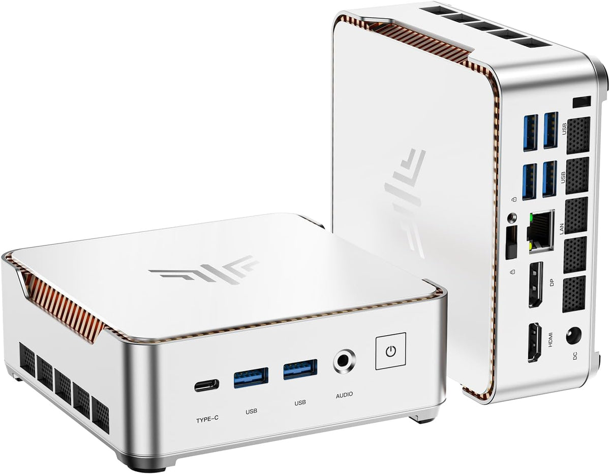 KAMRUI Pinova P2 Mini PC 16GB RAM 512GB SSD, AMD Ryzen 4300U(Beats 5400U/3500U/N95,Up to 3.7GHz,4C/8T) Mini Computers,Triple 4K Display/HDMI+DP+Type-C/WiFi/BT for Home/Business Mini Desktop Computers