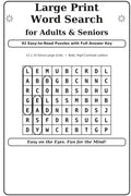 Large Print Word Search for Adults & Seniors: 92 Easy-to-Read Puzzles with Full Answer Key (The Big Book of Puzzles Series, Band 5)