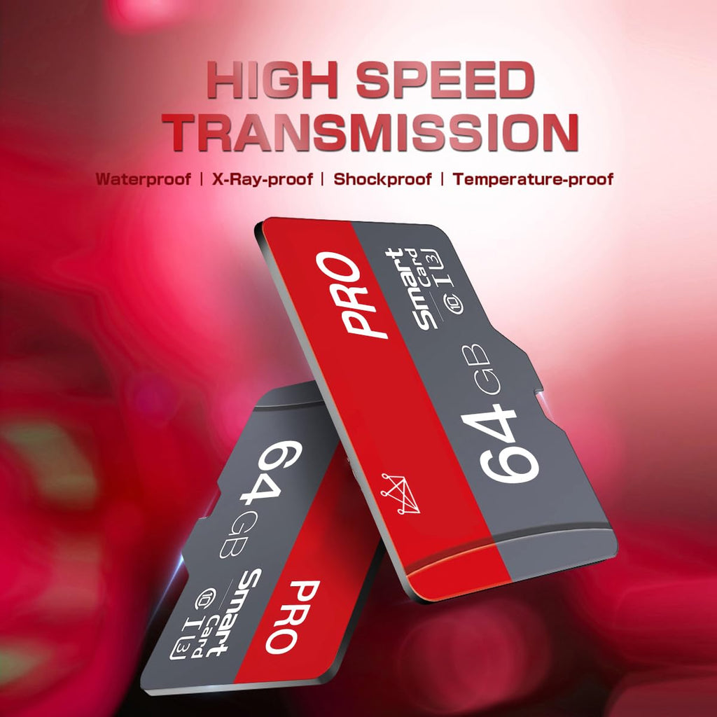 128GB Micro SD Card Class 10 Memory Cards Mini TF Card with Adapter for Smartphones/Tablet/Drone/Game Console(2-Pack)