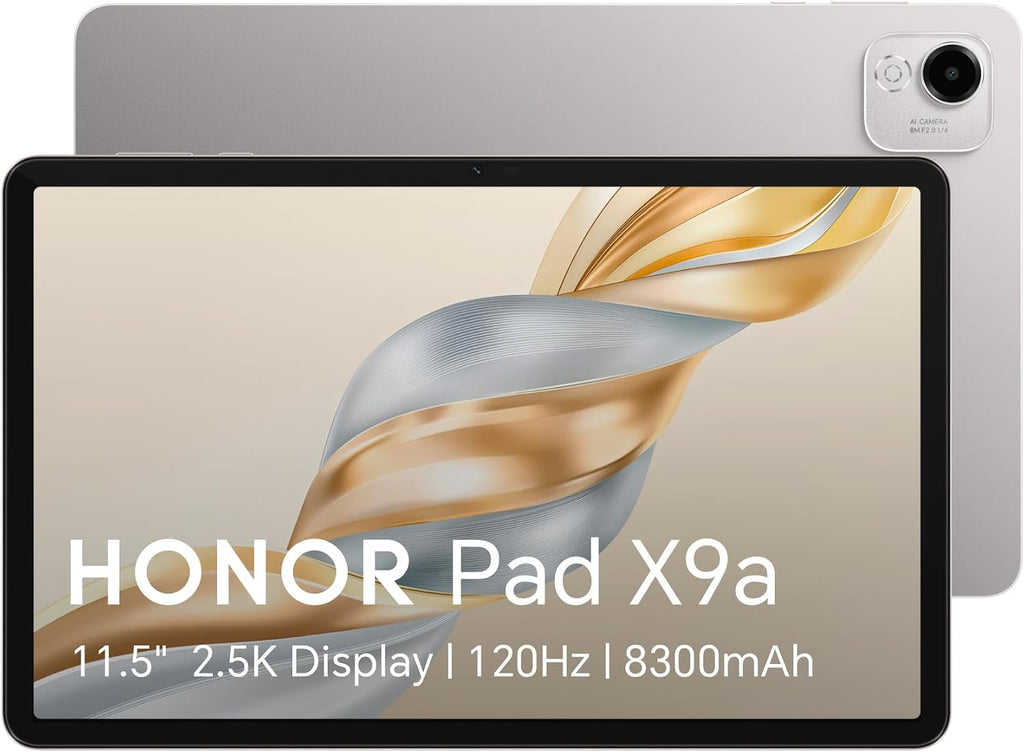 HONOR PAD X9a, 11.5" HONOR Fullview Display, 8300mAh Long Life, Thin Metal Design, Grey, WIFI