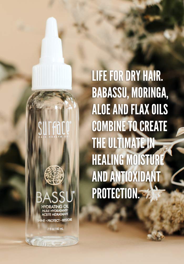 Surface Hair Bassu Hydrating Hair Oil for Women & Men, 2 oz
