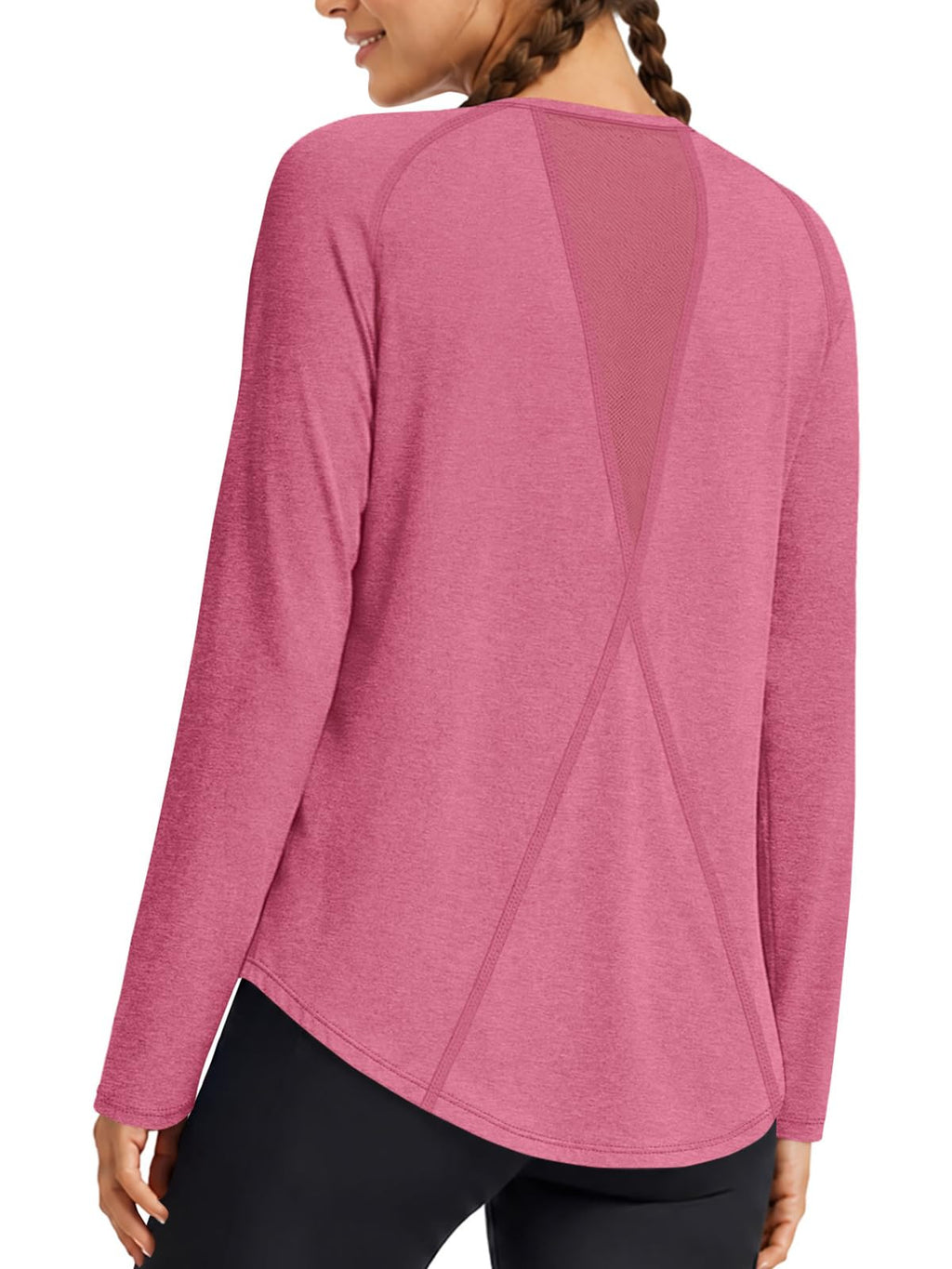 Workout Tops for Women Long Sleeve Shirts Fall Tops Gym Clothes