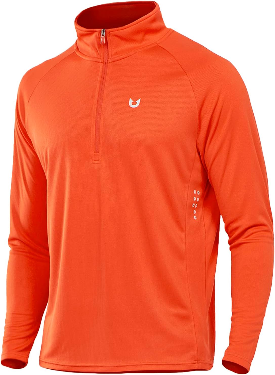 NORTHYARD Men's Quarter Zip Pullover Athletic Running Shirts Long Sleeve