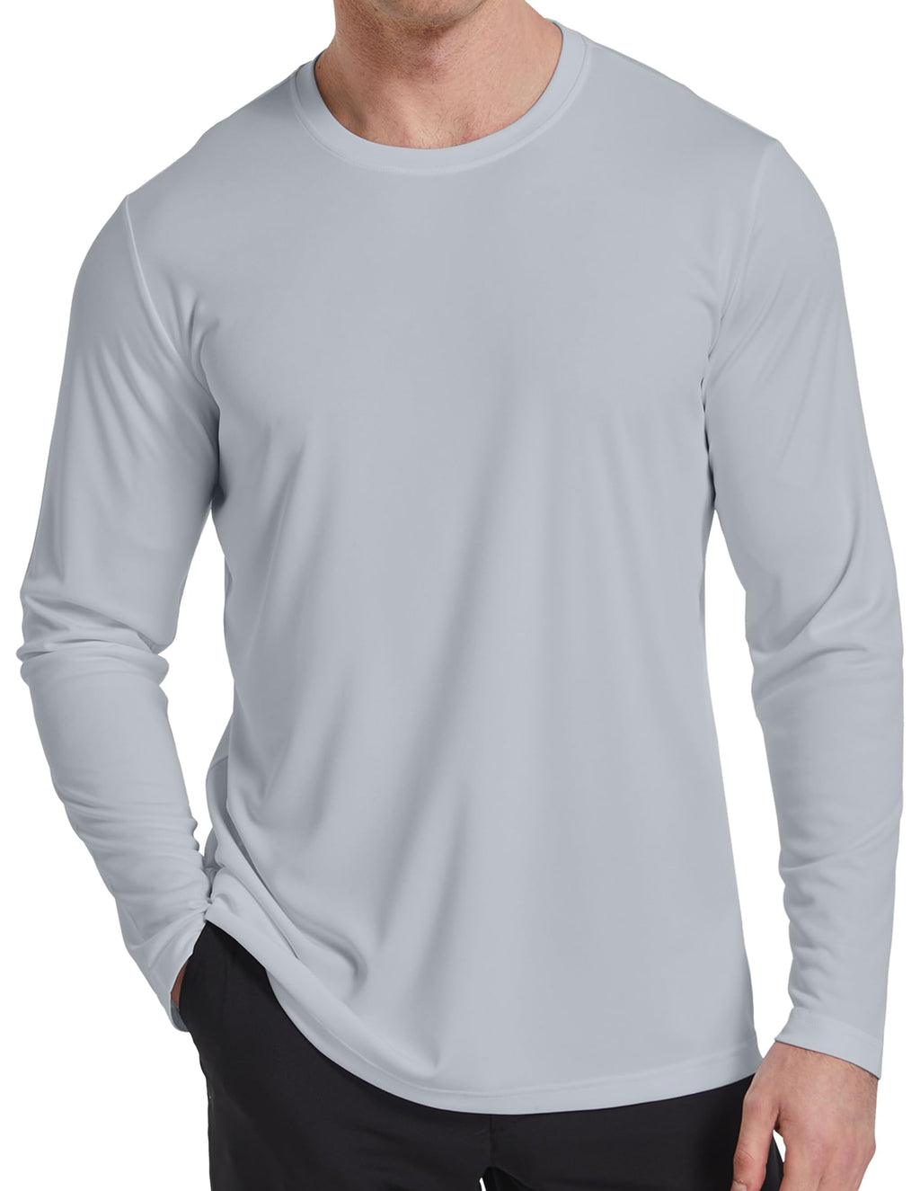 OYGSieg 6/7 Pack Men's Quick Dry Long Sleeve UPF50+ Sun Shirts