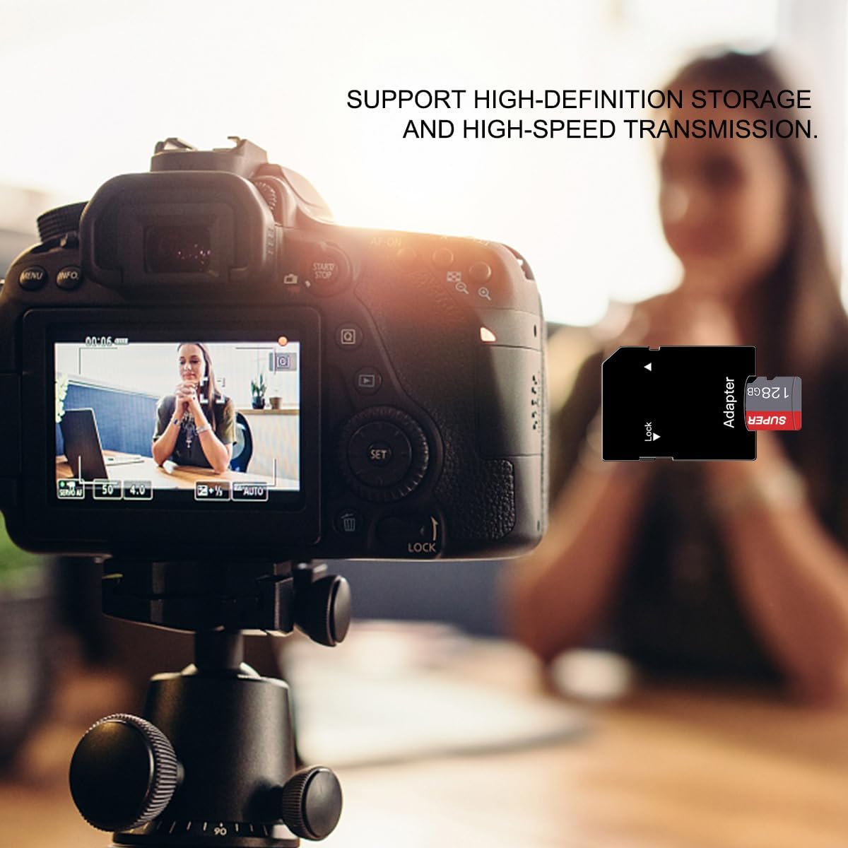 128GB Micro SD Card Class 10 Memory Cards Mini TF Card with Adapter for Smartphones/Tablet/Drone/Game Console(2-Pack)