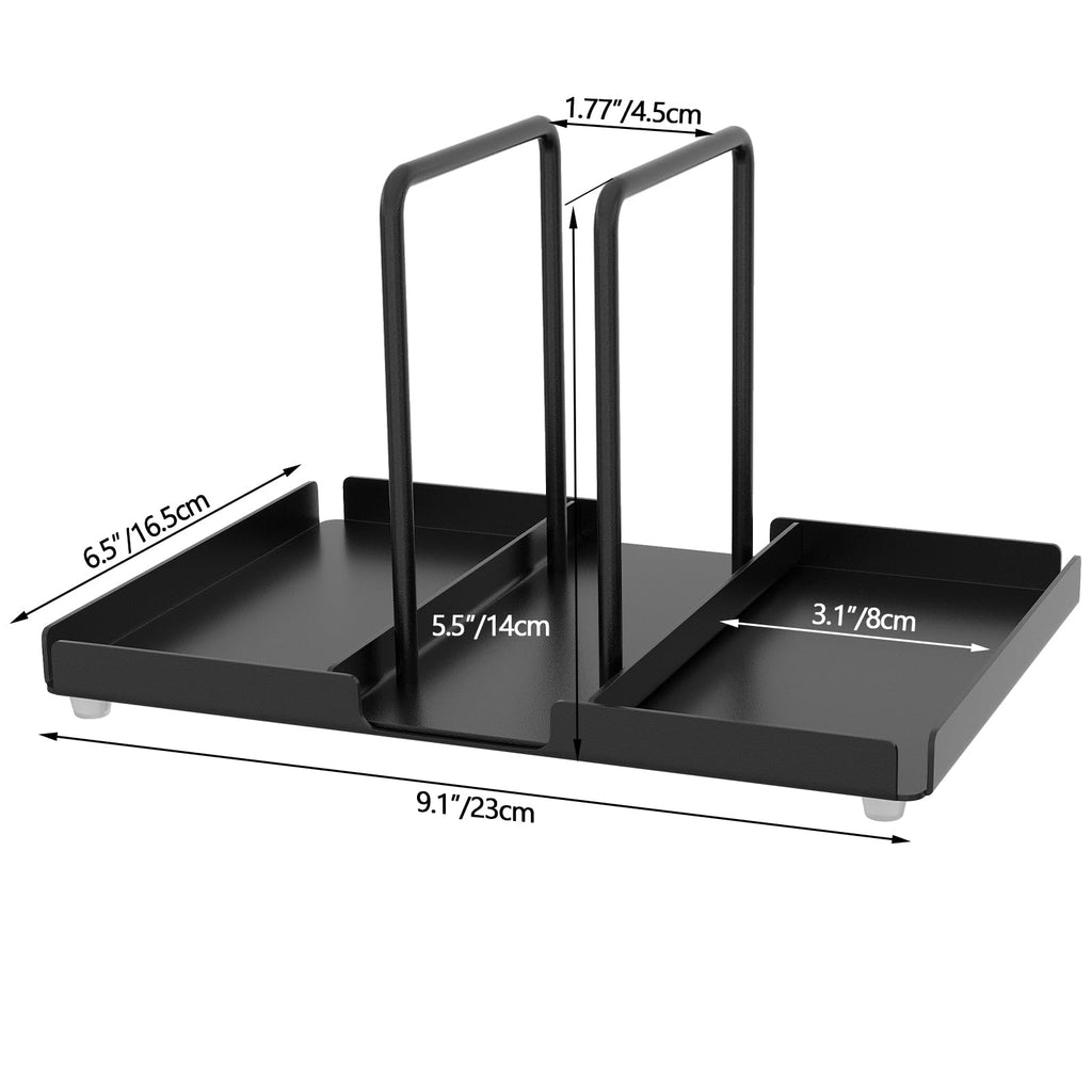 Napkin Holder for Table with Salt and Pepper Shakers Caddy, Black