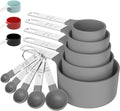 Measuring Cups & Spoons Set, Stackable Cups and Spoons
