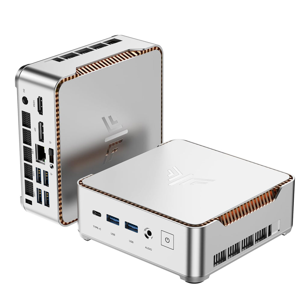 KAMRUI Pinova P2 Mini PC 16GB RAM 512GB SSD, AMD Ryzen 4300U(Beats 5400U/3500U/N95,Up to 3.7GHz,4C/8T) Mini Computers,Triple 4K Display/HDMI+DP+Type-C/WiFi/BT for Home/Business Mini Desktop Computers