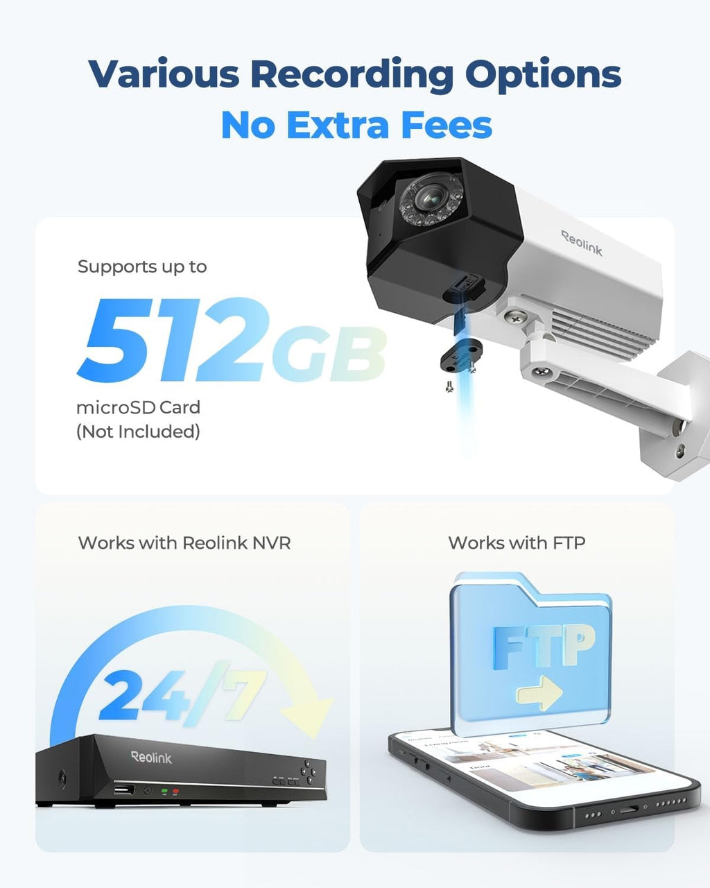 نظام كاميرا مراقبة ريولينك 4K PoE، كاميرا IP للمنزل والخارج بزاوية رؤية 180 درجة، كشف عن الإنسان/المركبات/الحيوانات الأليفة، رؤية ليلية ملونة، تحدث ثنائي الاتجاه، بطاقة microSD حتى 256GB، Duo 2 PoE