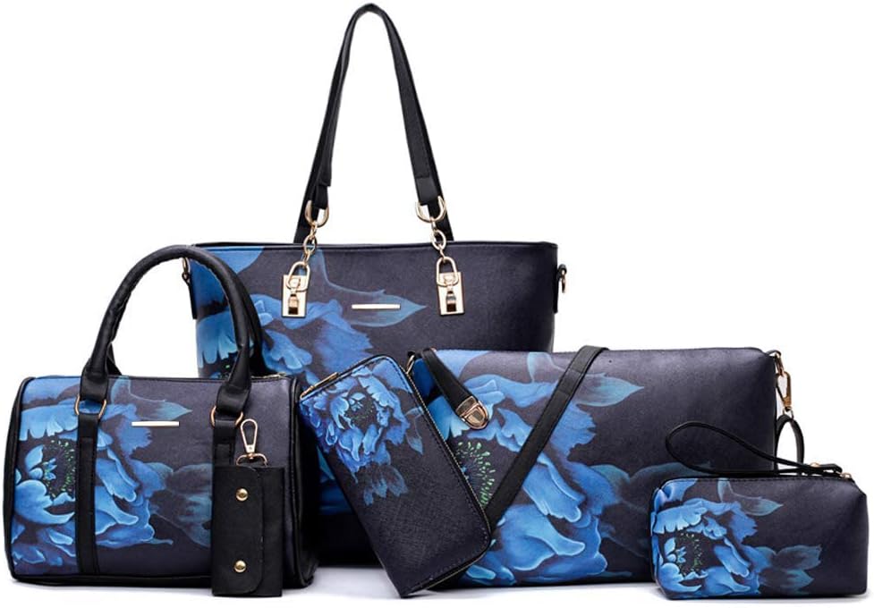 2E-youth Damen Geldbrsen und Handtaschen Set Tragetasche, Umhngetasche