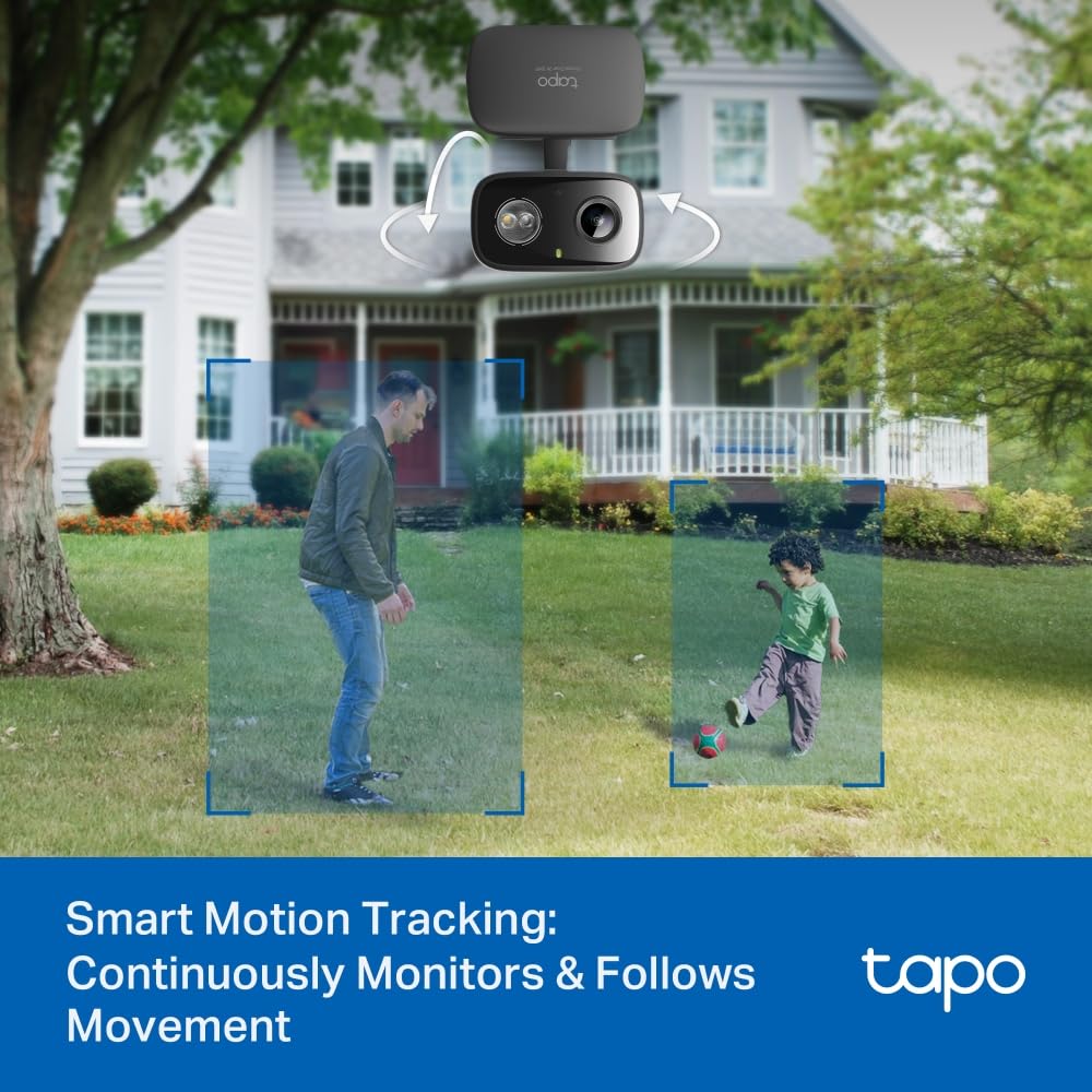 Tapo 2K Pan Tilt Security Camera for Baby Monitor, Dog Camera,C211(2-Pack)