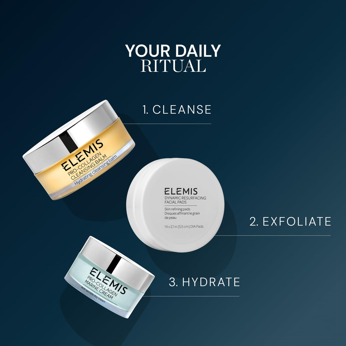 ELEMIS Dynamic Resurfacing Facial Pads, Gentle Textured Treatment