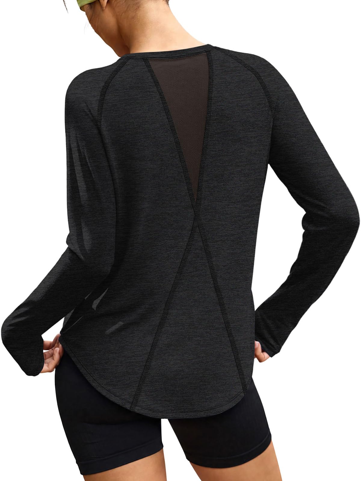 Workout Tops for Women Long Sleeve Shirts Fall Tops Gym Clothes