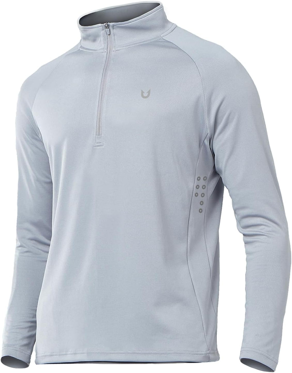 NORTHYARD Men's Quarter Zip Pullover Athletic Running Shirts Long Sleeve