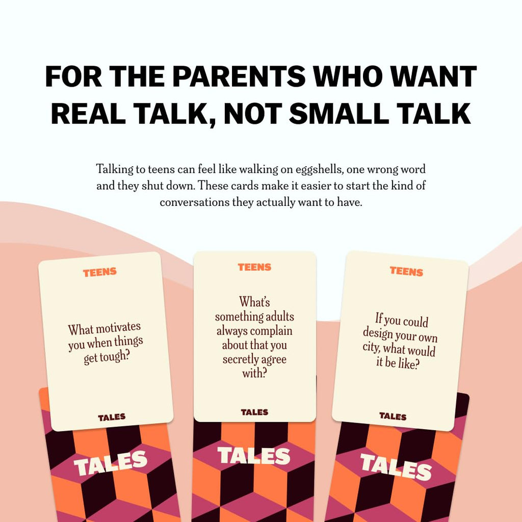 TALES 150 Conversation Cards, Kids Edition, Road Trip Game, Family Bonding