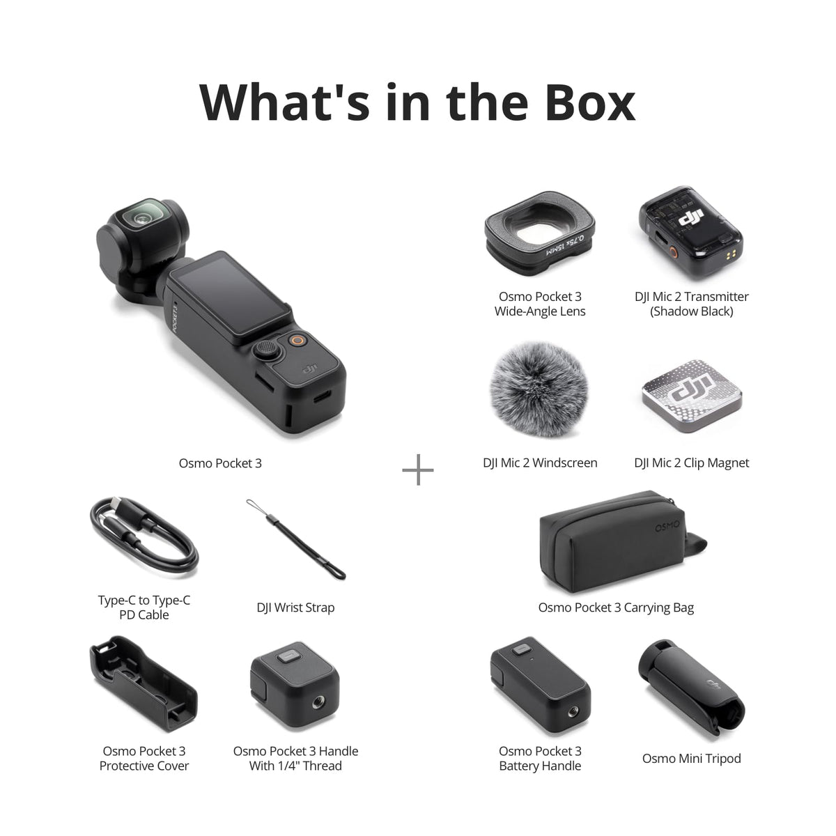 DJI Osmo Pocket 3 Vlogging Camera with 1'' CMOS & 4K/120fps Video