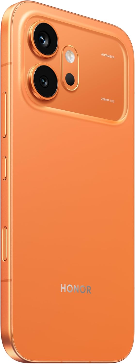 HONOR 600 Dual-SIM 256GB ROM + 8GB RAM (GSM Only | No CDMA) Factory Unlocked 5G Smartphone (Orange) - International Version