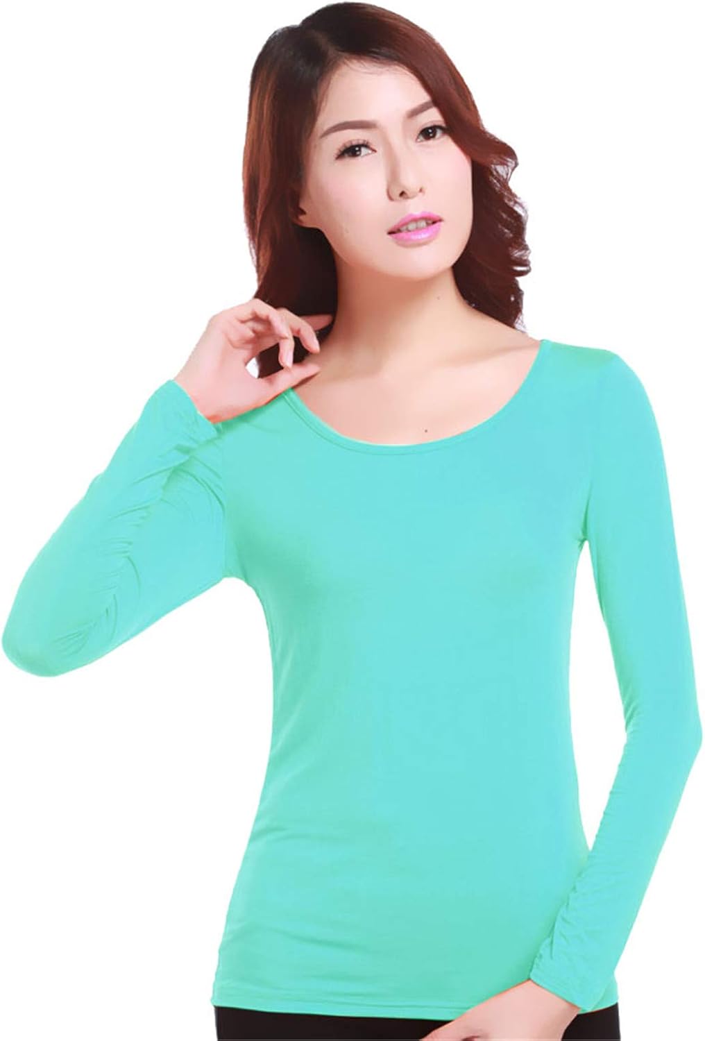 GladThink Womens Muslim T-shirt Long Sleeve Full-Length