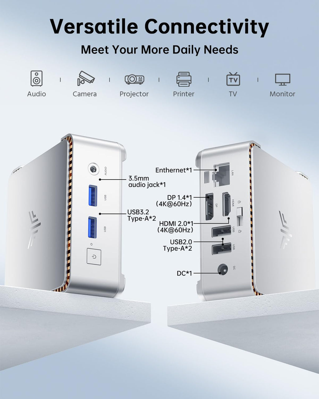 KAMRUI Pinova P2 Mini PC 16GB RAM 512GB SSD, AMD Ryzen 4300U(Beats 5400U/3500U/N95,Up to 3.7GHz,4C/8T) Mini Computers,Triple 4K Display/HDMI+DP+Type-C/WiFi/BT for Home/Business Mini Desktop Computers