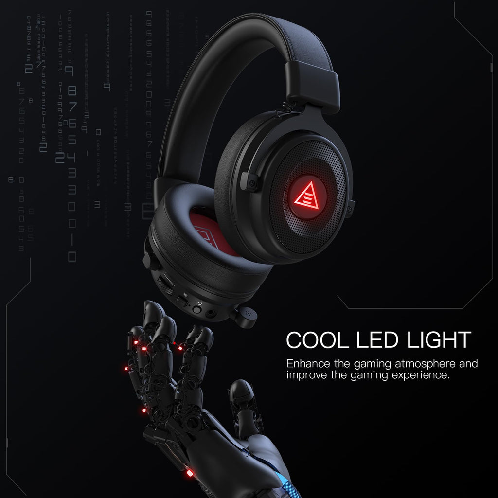 EKSA E900 Pro USB Gaming Headset for PC, 7.1 Surround Sound, 50MM Driver