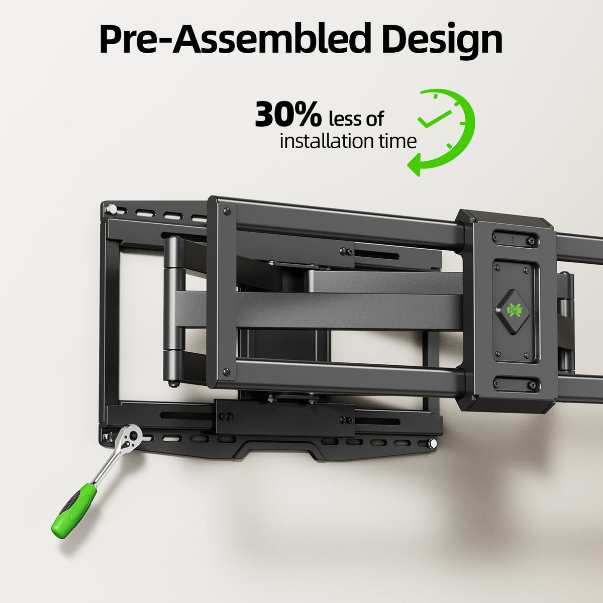 USX MOUNT Full Motion TV Wall Mount for Large TVs 42-97 Inch up to 150 lbs