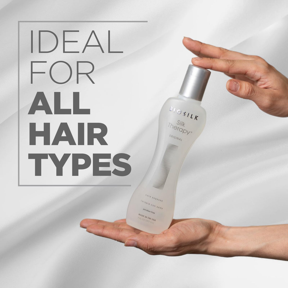 BioSilk Silk Therapy Original, Leave-In Hair Treatment, 2.26 Oz