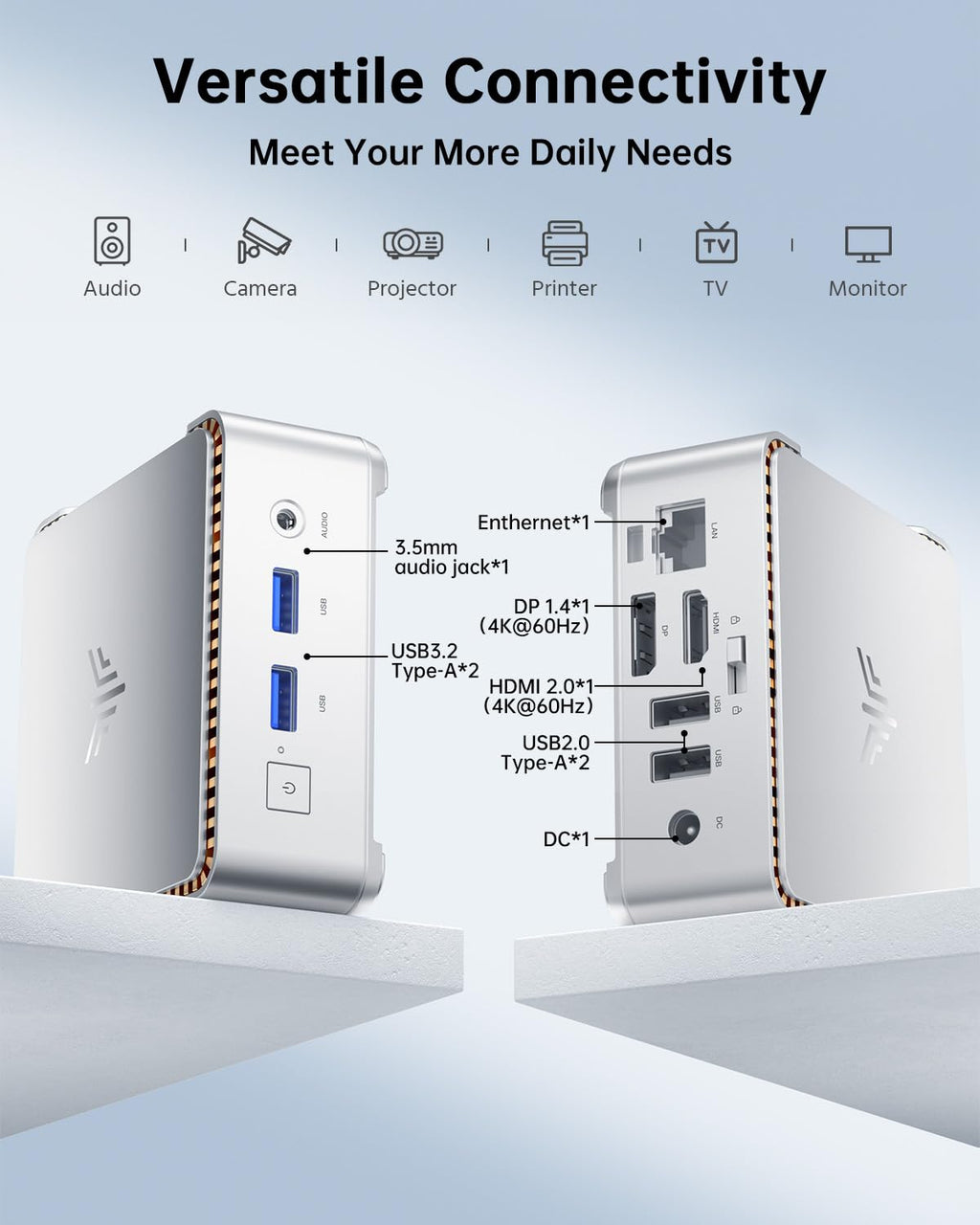 KAMRUI Pinova P2 Mini PC 16GB RAM 512GB SSD, AMD Ryzen 4300U(Beats 5400U/3500U/N95,Up to 3.7GHz,4C/8T) Mini Computers,Triple 4K Display/HDMI+DP+Type-C/WiFi/BT for Home/Business Mini Desktop Computers