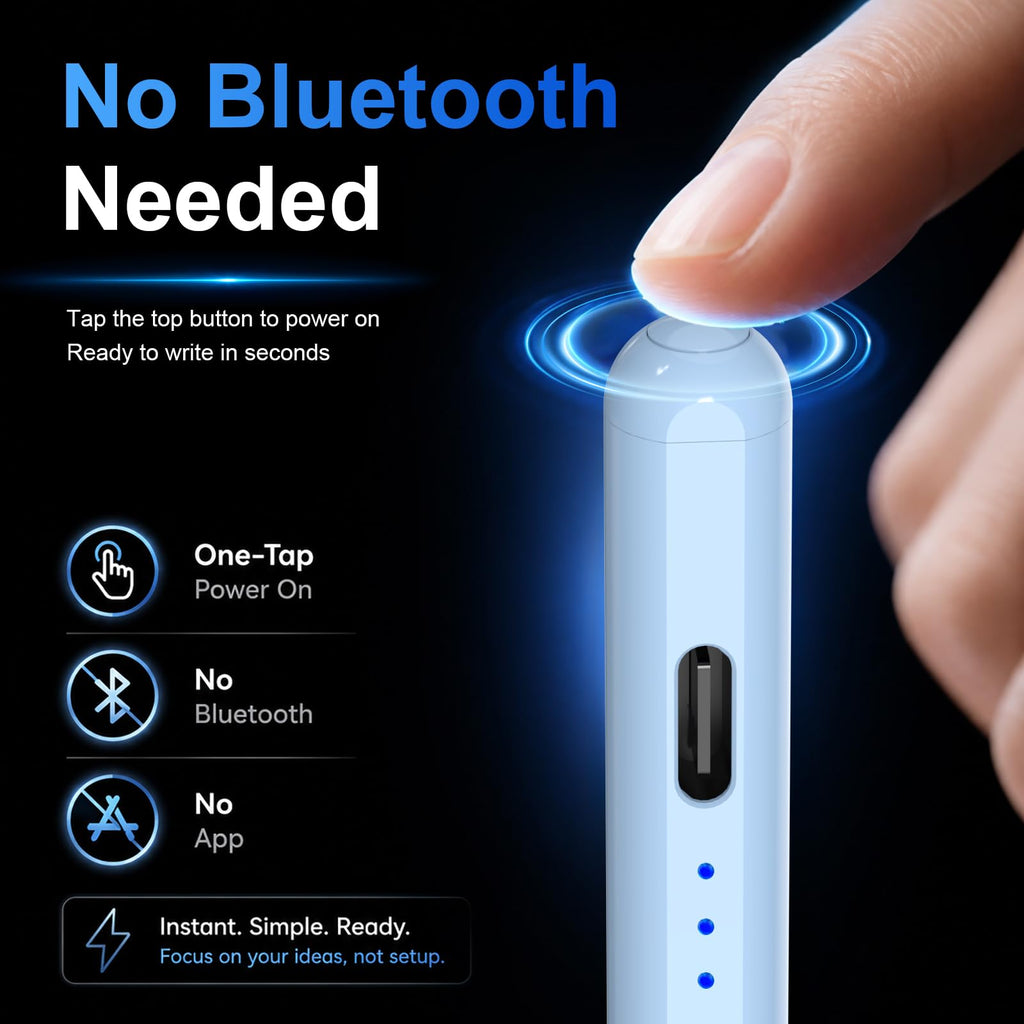 HATOKU Stylus Pen for Apple iPad 2018-2026 Magnetic for Note-Taking Drawing