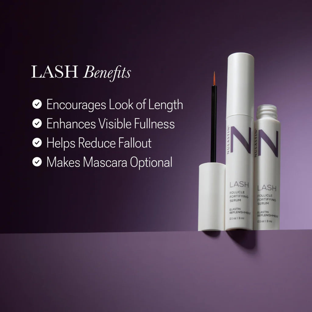 NULASTIN Follicle Fortifying Eyelash Serum, Thickening Lash Care, 0.1 oz