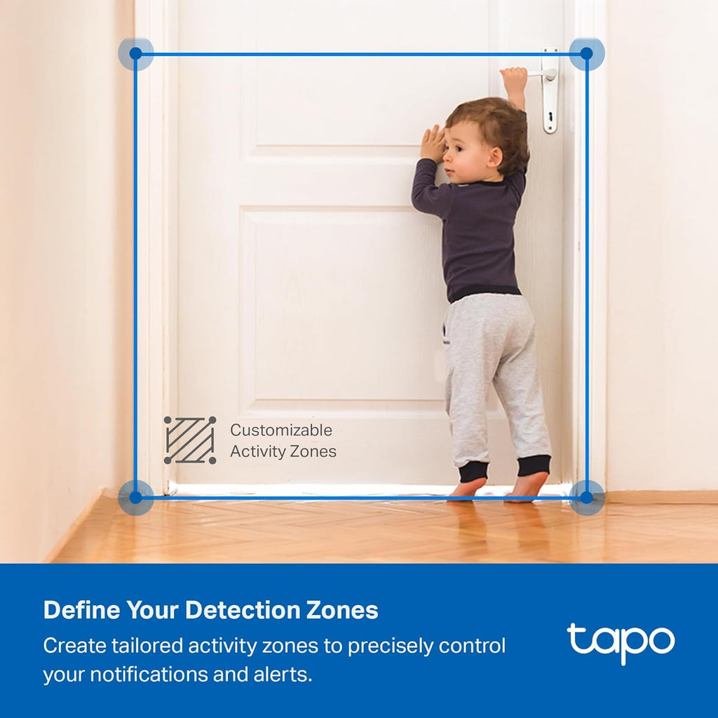Tapo 1080p Pan/Tilt Security Camera for Baby Monitor, Pet Camera, C200