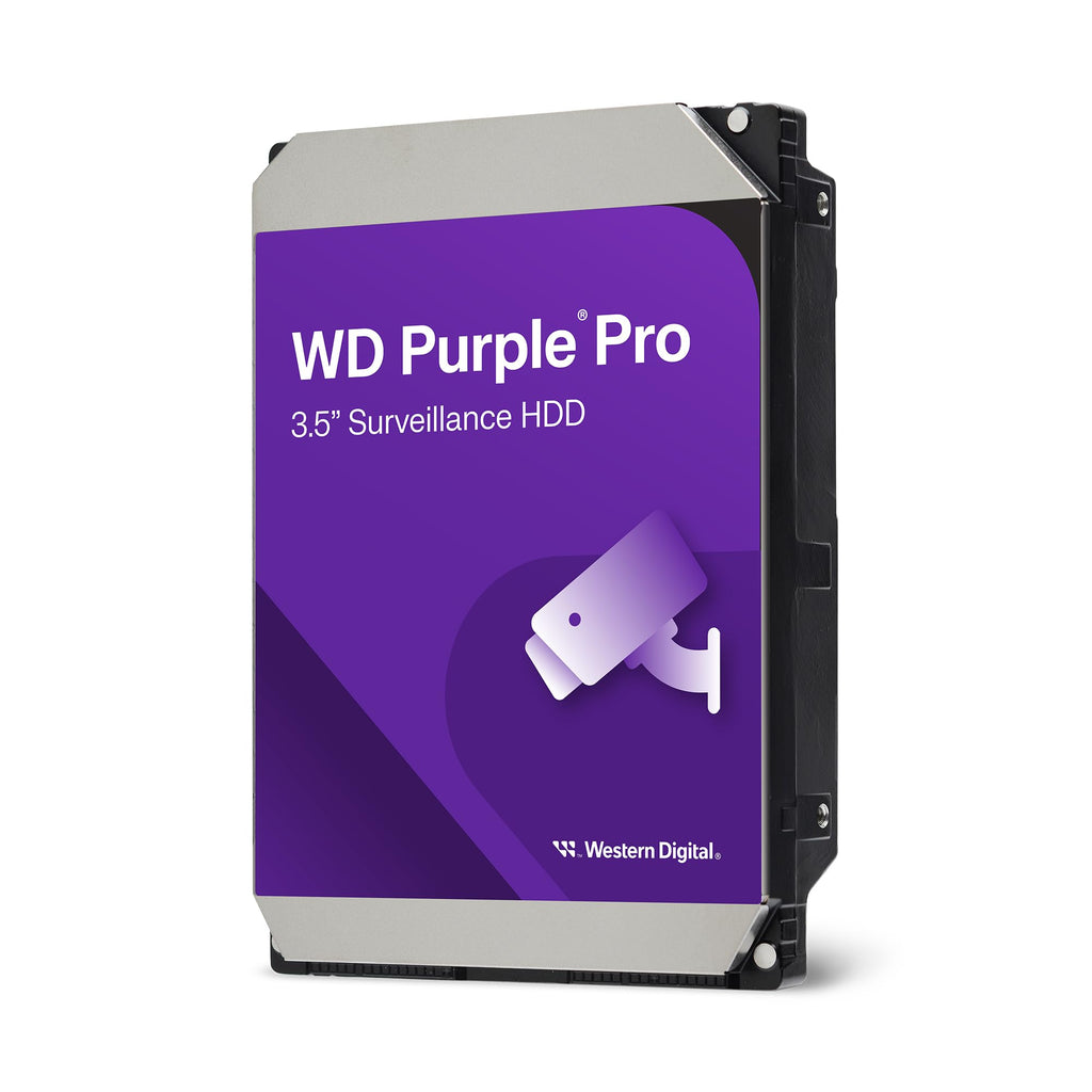 Western Digital 2TB WD Purple Surveillance Internal Hard Drive HDD, CMR, SATA 6 Gb/s, 64 MB Cache, 3.5" - WD23PURZ