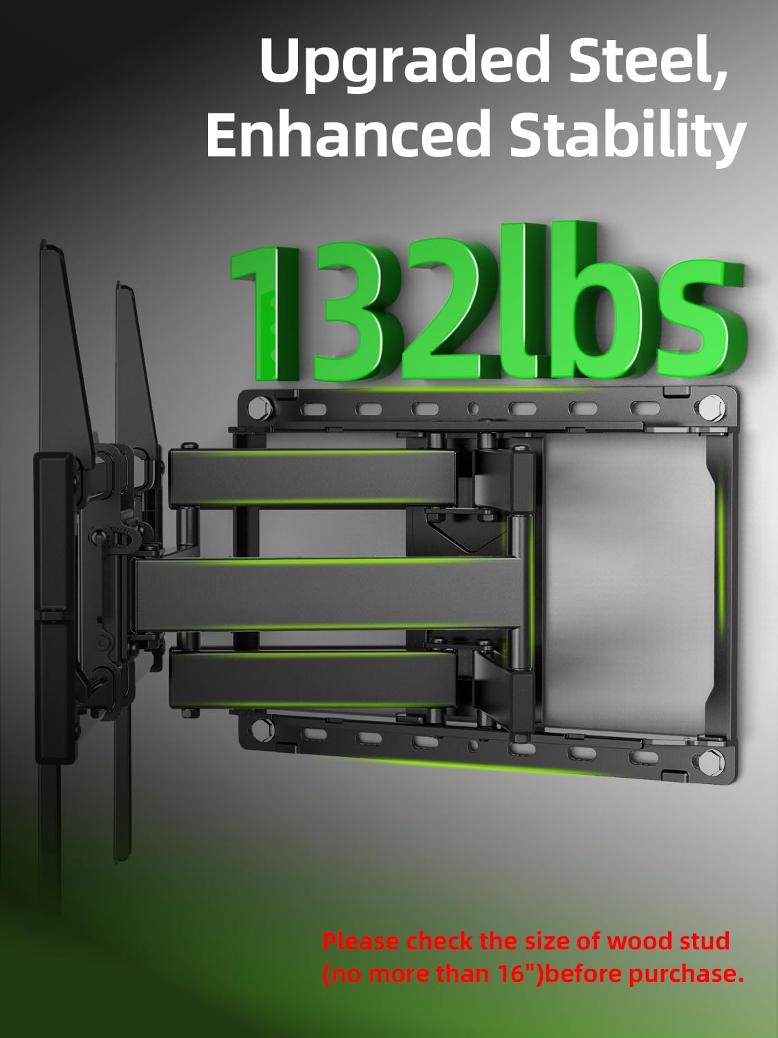 USX MOUNT Full Motion TV Wall Mount for Large TVs 42-97 Inch up to 150 lbs