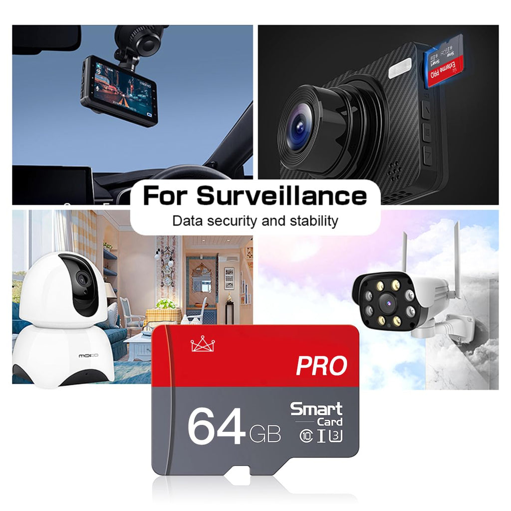 128GB Micro SD Card Class 10 Memory Cards Mini TF Card with Adapter for Smartphones/Tablet/Drone/Game Console(2-Pack)
