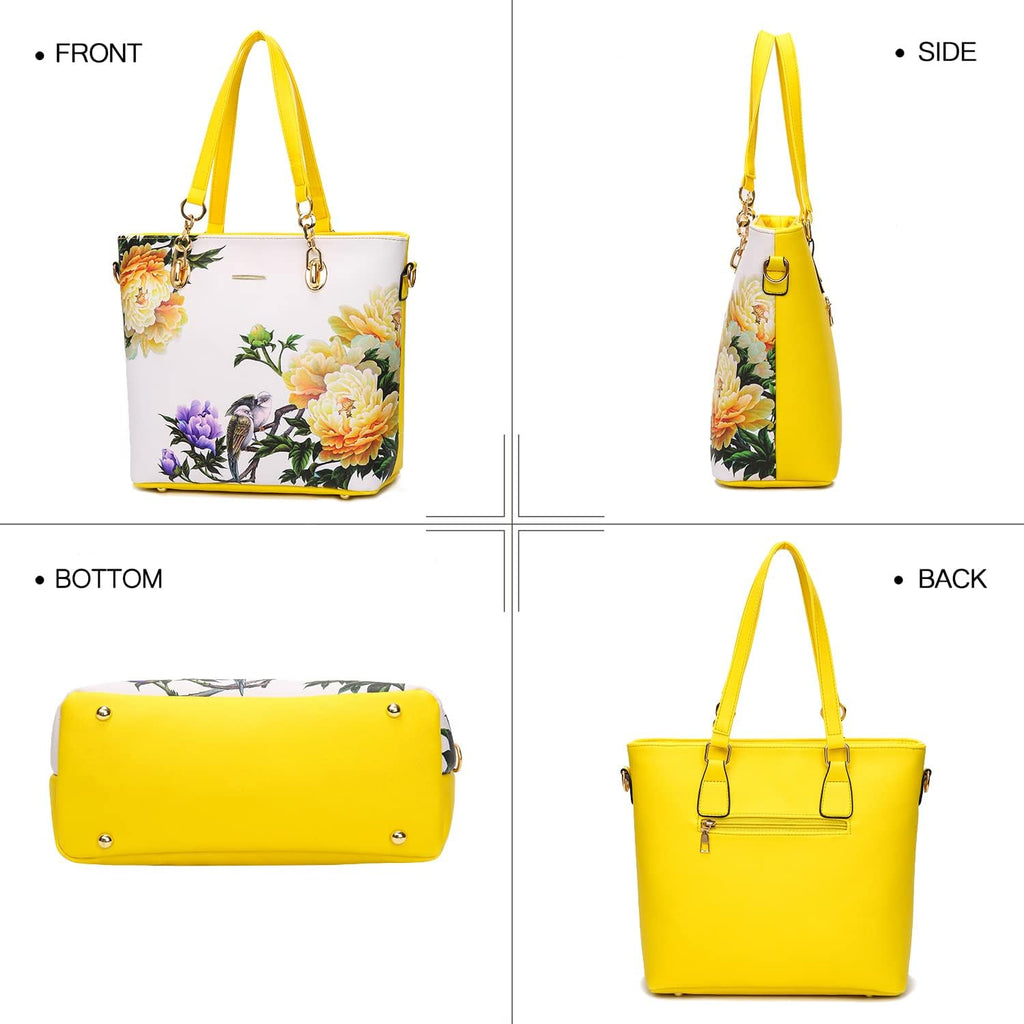 2E-youth Damen Geldbrsen und Handtaschen Set Tragetasche, Umhngetasche