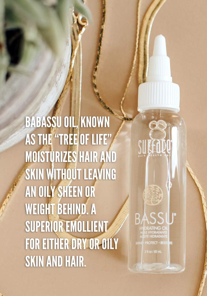 Surface Hair Bassu Hydrating Hair Oil for Women & Men, 2 oz