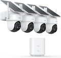 aosu D1 Classic 4-Cam Kit, Security Cameras Wireless Outdoor, Solar Powered