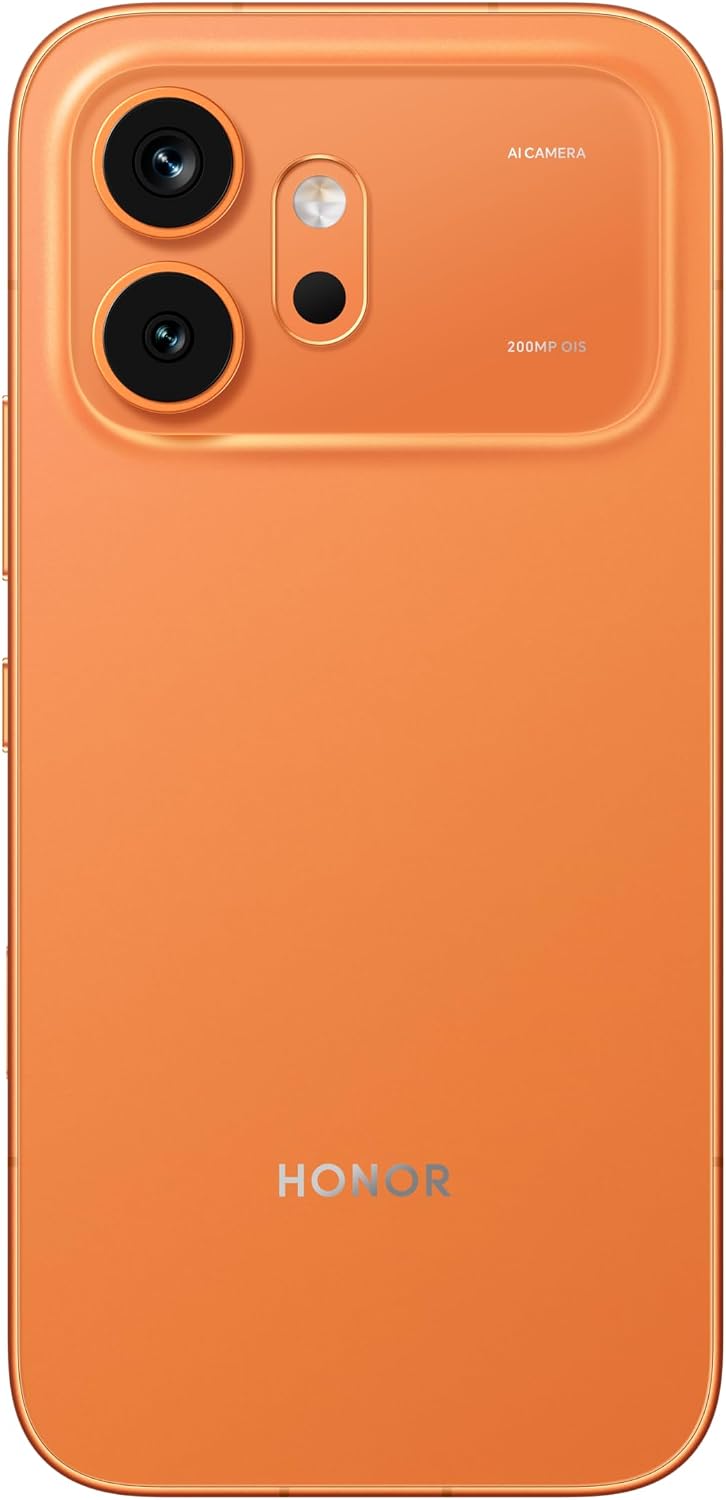 HONOR 600 Dual-SIM 256GB ROM + 8GB RAM (GSM Only | No CDMA) Factory Unlocked 5G Smartphone (Orange) - International Version