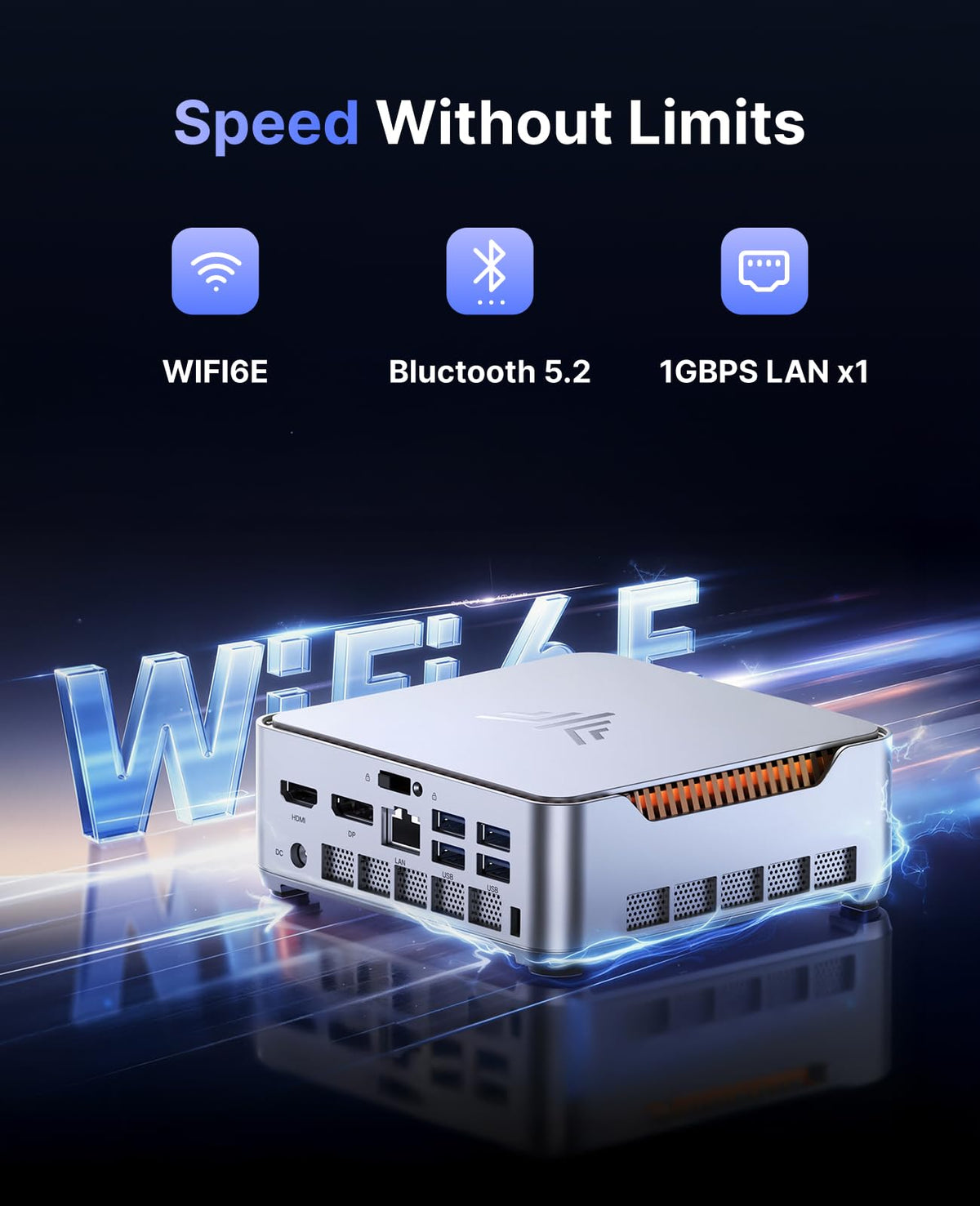 KAMRUI Pinova P2 Mini PC 16GB RAM 512GB SSD, AMD Ryzen 4300U(Beats 5400U/3500U/N95,Up to 3.7GHz,4C/8T) Mini Computers,Triple 4K Display/HDMI+DP+Type-C/WiFi/BT for Home/Business Mini Desktop Computers