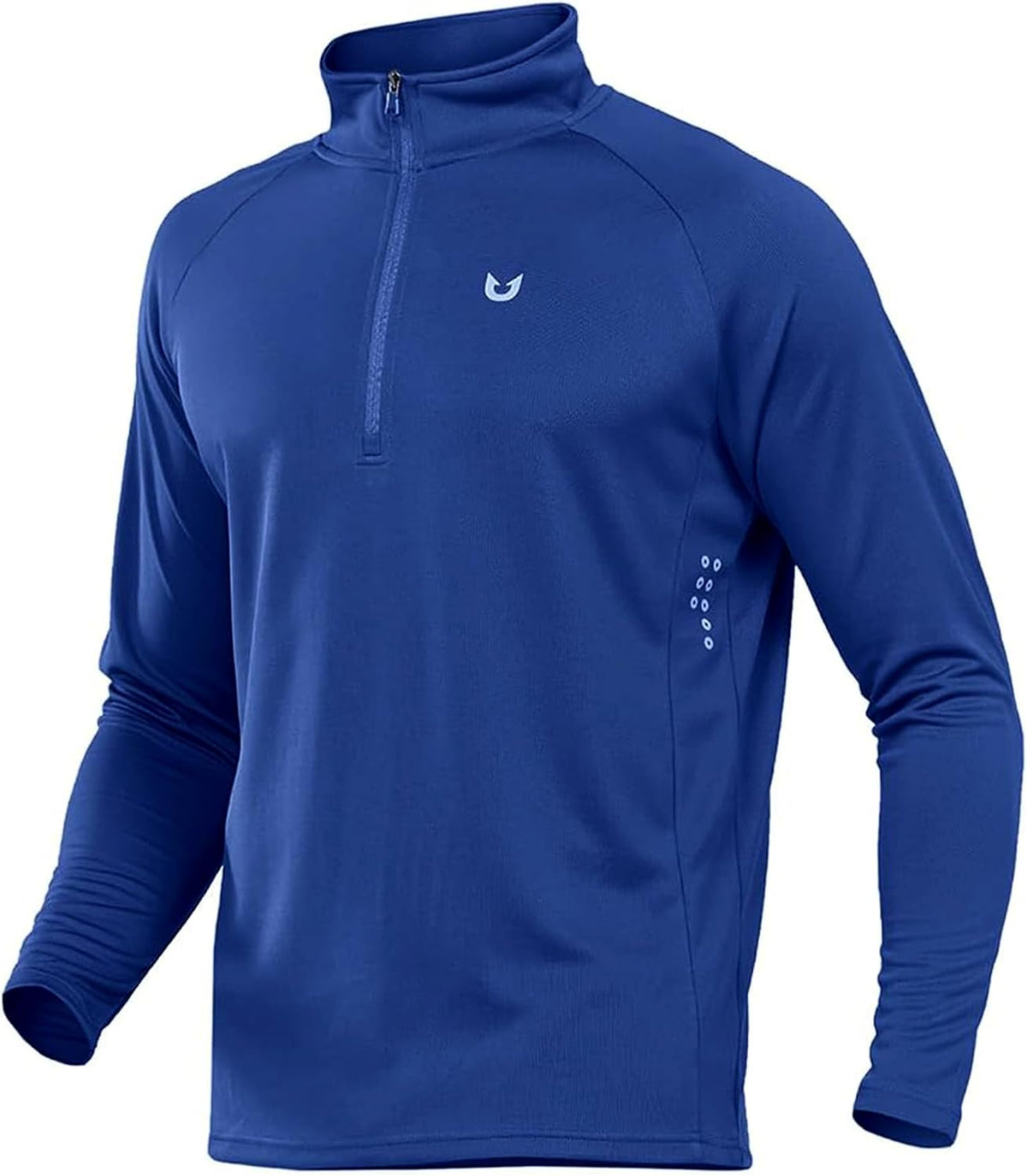 NORTHYARD Men's Quarter Zip Pullover Athletic Running Shirts Long Sleeve