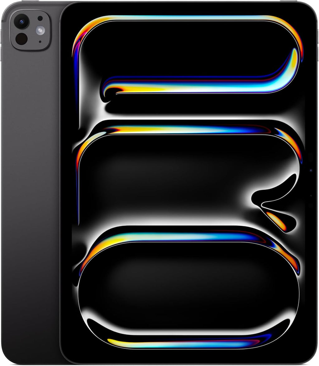 Apple iPad Pro 11-inch (M5): Ultra Retina XDR Display, 256GB, Landscape 12MP Front Camera/12MP Back Camera, LiDAR Scanner, Wi-Fi 7 with Apple N1, Face ID, All-Day Battery Life — Silver