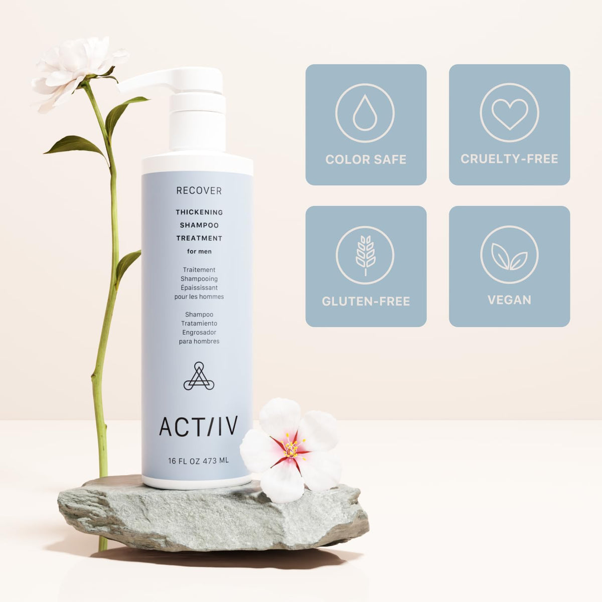 ACTIIV Recover Thickening Shampoo Treatment For Men | For Fuller Hair