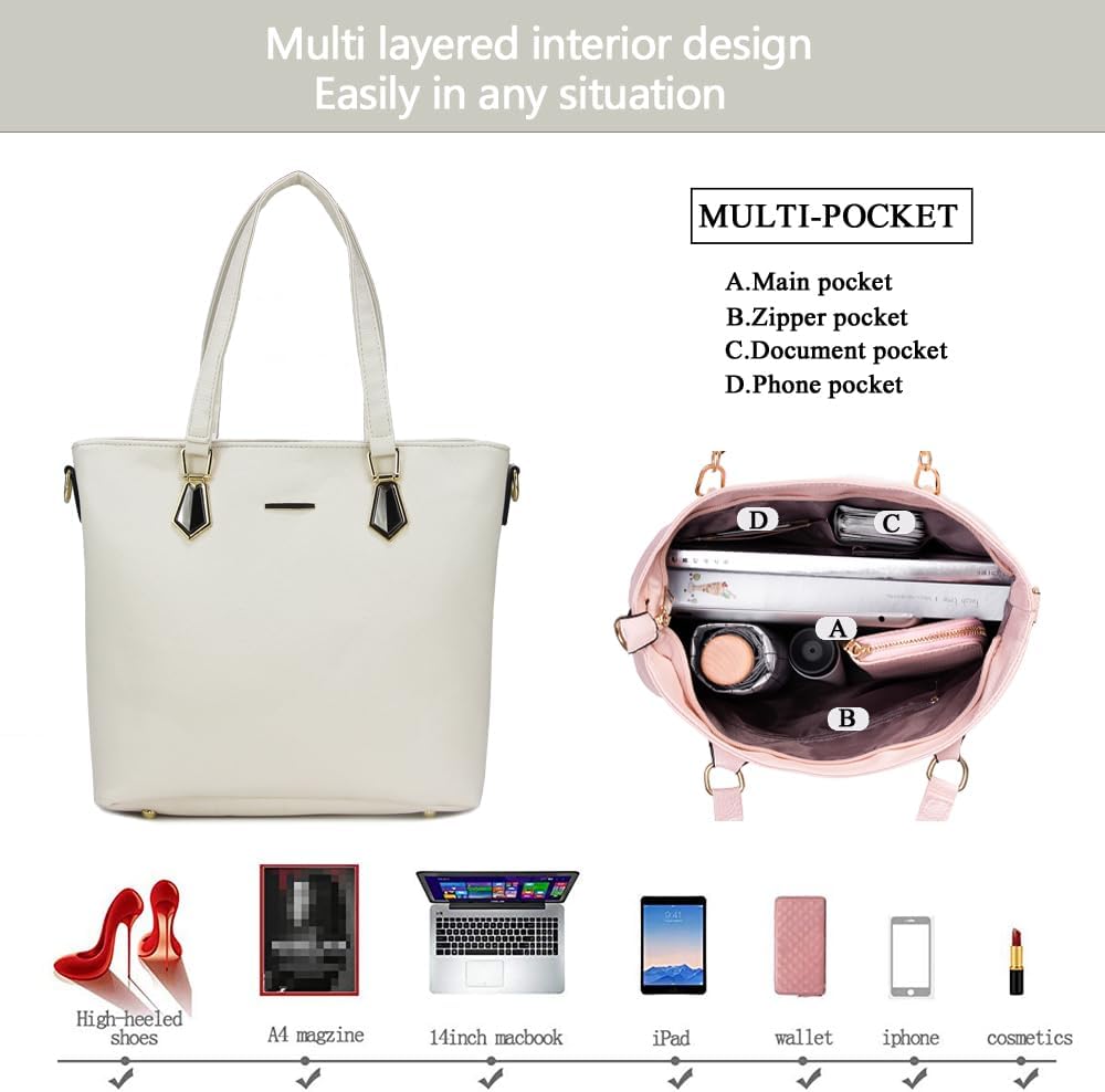 2E-youth Damen Geldbrsen und Handtaschen Set Tragetasche, Umhngetasche