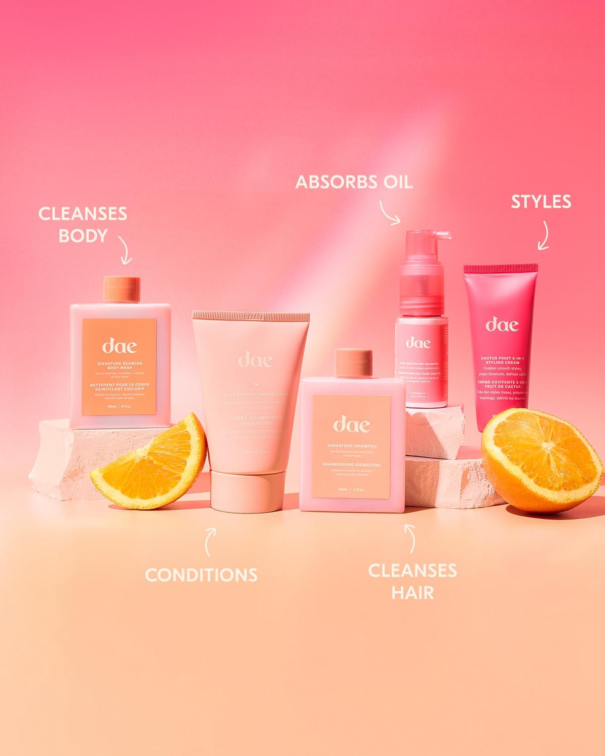 DAE Cactus Fruit 3-in1 Styling Cream & Taming Wand - Tames Flyaways