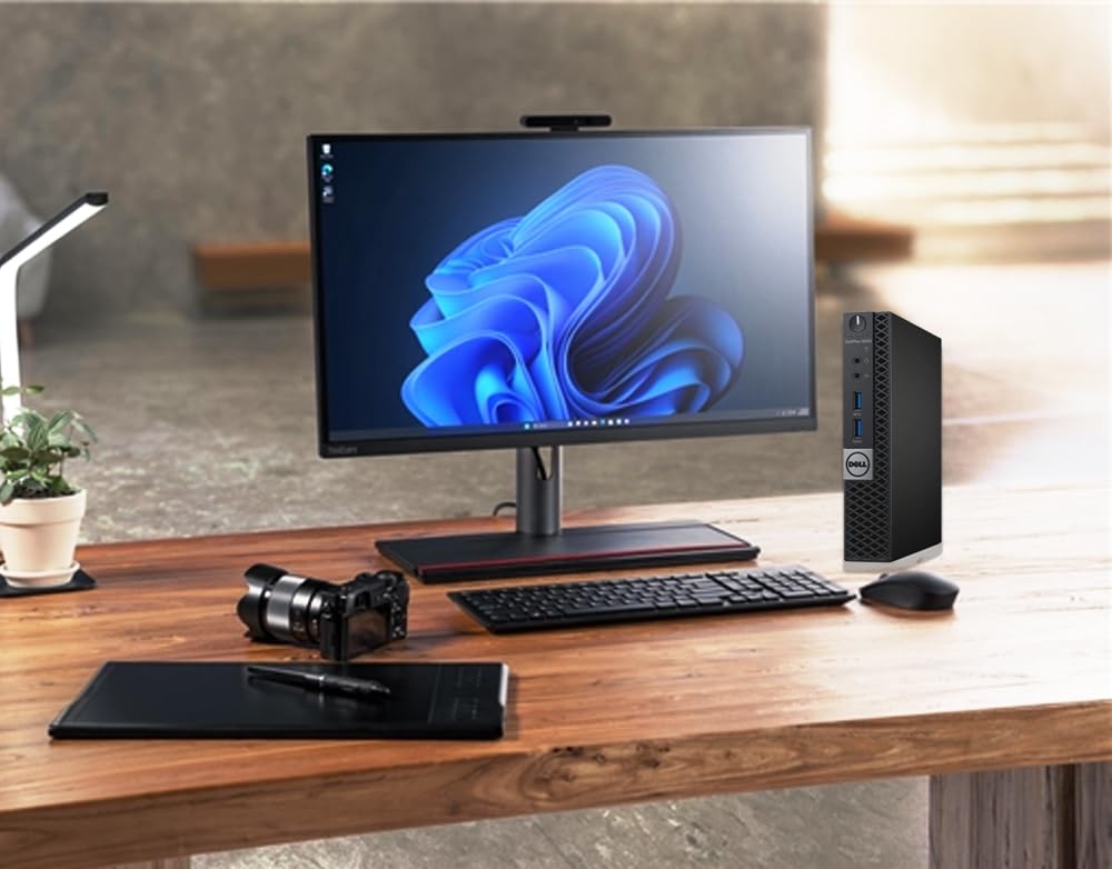 Dell OptiPlex 5050 Desktop Computers with 24" Monitor PC Bundle,Intel i7-6700 3.4GHz,32GB DDR4 Ram New 512GB M.2 NVMe SSD,Intel AX200 Built-in WiFi 6,Bluetooth 5.2,HDMI,Windows 11 Pro (Renewed)