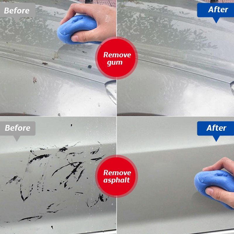 Car Washing Mud Cleaning Car Sludge Desiccant Mud Clean Mud Washing Cleaning Mud Beauty Products - souqmart
