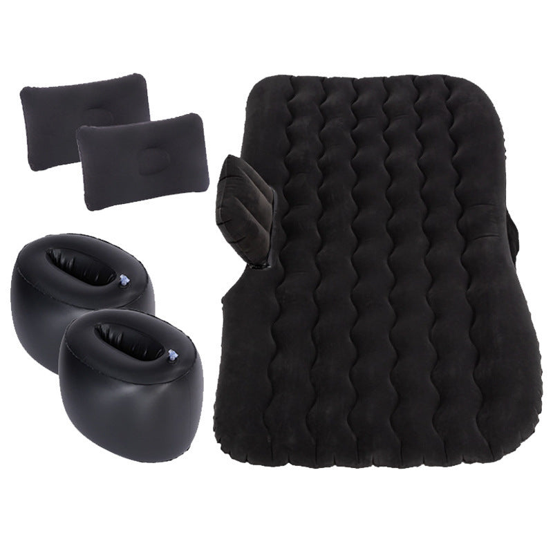 Inflatable Mattress Camping Car Air Mattress Car Travel Mattress Outdoor Car Pillow Bed - souqmart
