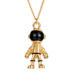 Fashion Trendy Short Clavicle Chain Simple Personality Wave Rose Gold Necklace - souqmart